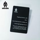 Professional Flat  Matte Black Metal Business Cards  Special Silicon Goodfeeling