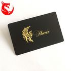 Stainless Steel Matte Black And Gold Business Cards Different Background Coated