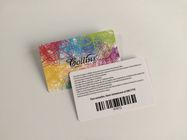 RFID Proximity Membership Card Colored Metal Business Cards PVC Material