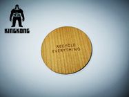 Mifare 1K IC Chip Wooden RFID Cards With Engraving Silkscreen Printing