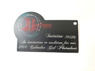 Durable Metal Label Plates , Stainless Steel Bag Or Clothing Name Plate Brand Tag