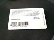 Cmyk Barcode PVC Plastic Vip Loyalty Membership Card Hot Stamp Silver Foil