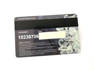 Printing Hole Punched Die Cut PVC Business Cards / Plastic Key Tags