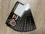 Full Color Prepaid Scratch Card For Medical , Food , Wine Bsci Certificate