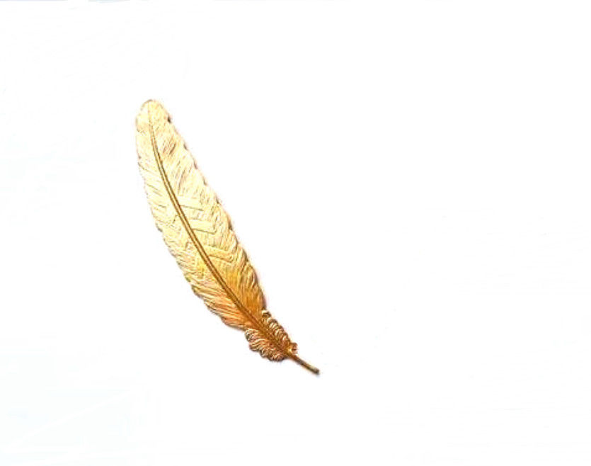 Exquisite Feather  Metal Feather Bookmark Ideal Gift Support  Classical Through Carved