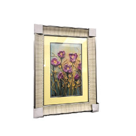 Decor Dining Room Metal Frame Art ,  200x300mm  Gold / Silver  Picture Frame Art