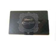 Stainless Steel Black Metal Card CR80 Gold Silver Print