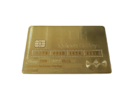 Luxury 24K Gold Metal Membership Card Magnetic Stripe Bank Card