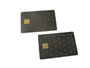 Metal IC Chip Visiting Card Electroplated Anti Black Silver Etching