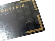 Matt Gold Plated Stainless Steel Metal Membership Card With Custom Logo