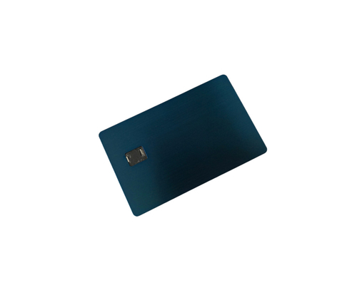 0.8mm Thickness Engraved Metal NFC Card For Business Plated Craft