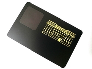 Matte Black MF Metal NFC Business Card 13.56mhz Frequency
