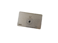 QR Code Signature Panel Membership VIP Card Metal Silver Frosted