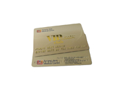 Customize Printing Pvc Card Name Embossed Number Gold Credit Card