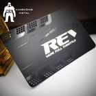 Sheet  Elite Vip Matte Black Metal Business Cards , Personalised Black White Gold Business Cards
