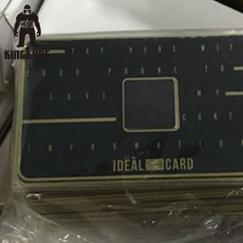 Customised Metal  Smart Rfid Hotel Key Cards 13.56mhz Door Entrance Hotel Supply