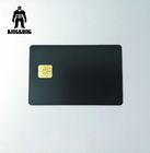 Luxury  Copper Metallic Ink Business Cards For Bank SLE4442 Chip Matt Effect
