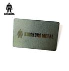 Creative Lasered Metallic Embossed Business Cards Frosted Finished Gold Silver Color