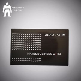 Retro Rifle Color Plated Metal Business Card With Brushed Finshed