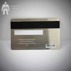 Luxury  Personal Trainer Aluminum Business Cards Extrusion Metal Logo  Included