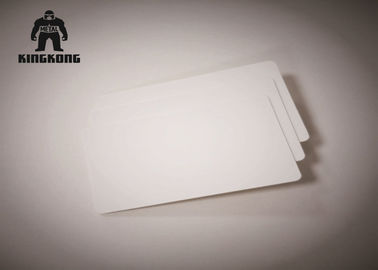 Thermal Plain White Blank  30 Mil Plastic ID Cards For Printing Cr80 85.6x54x0.76mm