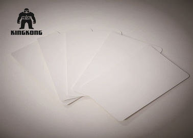 Thermal Plain White Blank  30 Mil Plastic ID Cards For Printing Cr80 85.6x54x0.76mm