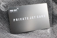 Engraved Metallic Print Aluminium Business Cards , Elegant Metal Visiting Card