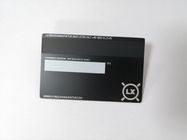 Luxury IC Chip 4442 Metal Business Credit Cards Brush Finished Size 85*54*0.6mm