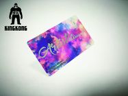 Neon Printing Plastic Business Cards With Chip Magnetic Stripe Hot Stamp Emboss Number