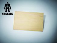 Custom Engraved Fir / Maple / Cherry Wood Business Member Card With Silk Screen Printing