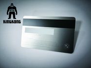 Plastic 13.56mhz PVC Rfid Blocking Door Card Silver Brushed Customized