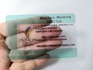 85.6x54x0.5mm PVC Clear Business Member Cards With Color Printing