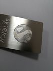 Mirror Surface Metal Business Cards , Small Business Credit Cards With Etching Logo