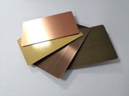 Custom Brass Bronze Copper Metal Business VIP Member Cards Brushed Finish
