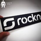 Industry Nameplate Hole Self Adhesive Sticker Metal Name Plates Customized Size