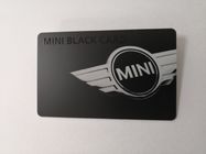 Matte Black PVC Member Card With Glossy UV Printing HiCo Magnetic Stripe White Signature