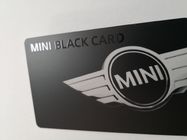 Matte Black PVC Member Card With Glossy UV Printing HiCo Magnetic Stripe White Signature