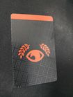 100% Plastic PVC Business Cards With Magnet Strip Spot UV 4C Printing Matt Surface