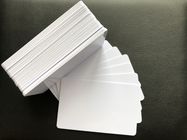 Retail CR80 Blank White PVC Business Cards Reprintable Glossy 85.5mm*54mm