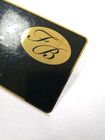 0.3mm Thickness SS Metal Business Name Cards Customized Luxury Gold Plated