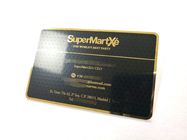 0.3mm Thickness SS Metal Business Name Cards Customized Luxury Gold Plated