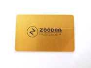 Eco Custom Printed PVC Cards With Silkscreen Gold Metallic Finish Serial Number Signature
