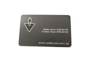 Metal Plate Etching Stainless Steel Business Cards With Matte Surface