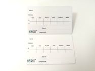 Personalised PVC Business Cards With Writting Area For Lottery / Shop