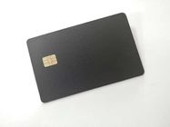 Elegant Stainless Steel Business Card Dual 4442 Chip And  1K Chip Matte Black