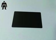 Plain Silver Anodized Engraved Aluminium Business Cards 85x54mm