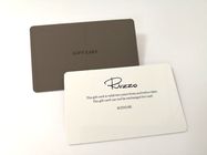 Frosted 10CM RFID Plastic Membership ID Card 4C Offset Printing
