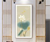 Engraved SS Metal Frame Art Background Hanging Paintings