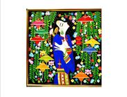 Handicrafts Wire Inlay 24x36&quot; Decorative Metal Wall Painting