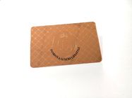 Copper 0.5mm Business Membership Card Shinny Frosted